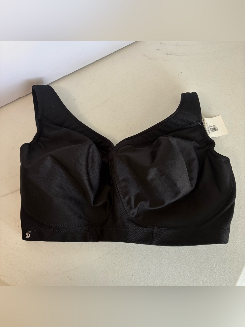 Glamorise Women's MagicLift Seamless Wirefree black Sports Bra 38G